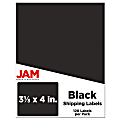 JAM Paper® Mailing Address Labels, Rectangle, 3 1/3" x 4", Black, Pack Of 120 1 thumbnail image