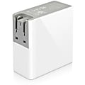 Macally 24Watt with Two USB Port Home Charger - 120 V AC, 230 V AC Input - 5 V DC/2.40 A Output