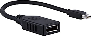 Ativa® Mini DisplayPort to DisplayPort Adapter, 6”, Black, 36542 1 thumbnail image