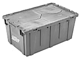 Office Depot® Brand Attached-Lid Storage Container, 12"H x 17"W, x 27"D, Gray 1 thumbnail image