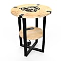Imperial NFL Wood Round Side Table With Charger, 22”H x 18”W x 18”D, Chicago Bears 1 thumbnail image