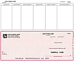 Continuous Accounts Payable Checks For RealWorld®, 9 1/2" x 7", Box Of 250, AP23, Bottom Voucher 1 thumbnail image