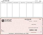 Continuous Accounts Payable Checks For RealWorld®, 9 1/2" x 7", Box Of 250, AP23, Bottom Voucher