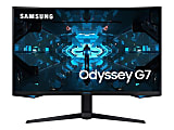Samsung Odyssey G7 C32G75TQSN 31.5" WQHD Curved Screen Quantum Dot LED Gaming LCD Monitor - 16:9 - Black - LC32G75TQSNXZA 1 thumbnail image