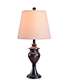 Kenroy Home Elliot Accent Lamps, Cream Shade/Oil-Rubbed Bronze Base, Set Of 2 Lamps 1 thumbnail image