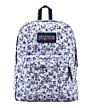 JanSport® Superbreak Laptop Backpack, White Field Floral