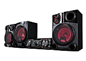 LG CM8460 Bluetooth® CD/MP3 Hi-Fi Entertainment System With AM/FM Radio, 49.8"H x 20.5"W x 17.8"D, Black 1 thumbnail image