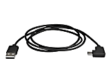 StarTech.com 1m 3ft USB to USB C Cable - Right Angle USB Cable - M/M - USB 2.0 Cable - Black 1 thumbnail image