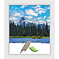 Amanti Art Rectangular Wood Picture Frame, 24” x 28”, Matted For 20” x 24”, Blanco White 1 thumbnail image