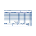 Rediform® Weekly Time Clock Card Pad, 4.25" x 7", Manila, Pad Of 100 1 thumbnail image