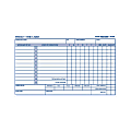 Rediform® Weekly Time Clock Card Pad, 4.25" x 7", Manila, Pad Of 100