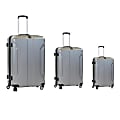ful Payload 3-Piece Spinner Suitcase Luggage Set, Silver 1 thumbnail image