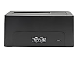Tripp Lite USB 3.0 SuperSpeed to SATA External Hard Drive Docking Station for 2.5in or 3.5in HDD - HDD docking station - bays: 1 - 2.5" / 3.5" shared - SATA 3Gb/s - USB 3.0 - black - for P/N: U357-002, U360-004-R, U360-412 1 thumbnail image