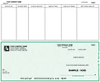 Continuous Accounts Payable Checks For RealWorld®, 9 1/2" x 7", 2-Part, Box Of 250, AP23, Bottom Voucher
