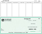 Continuous Accounts Payable Checks For RealWorld®, 9 1/2" x 7", 2-Part, Box Of 250, AP23, Bottom Voucher 1 thumbnail image