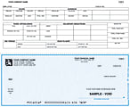 Continuous Payroll Checks For RealWorld®, 9 1/2" x 7", 2-Part, Box Of 250, CP49, Bottom Voucher