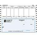 Custom Continuous Payroll Checks For One Write Plus®, 9 1/2" x 7", 2-Part, Box Of 250