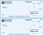 Custom Continuous Multipurpose Draft Checks For DACEASY®, 9 1/2" x 3 1/2", 2-Part, Box Of 250 1 thumbnail image