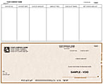 Continuous Accounts Payable Checks For RealWorld®, 9 1/2" x 7", 3-Part, Box Of 250, AP23 Bottom Voucher 1 thumbnail image