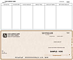 Continuous Accounts Payable Checks For RealWorld®, 9 1/2" x 7", 3-Part, Box Of 250, AP23 Bottom Voucher