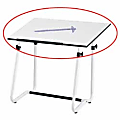 Safco® Vista Drawing Table Top, 42"W x 30"D, White