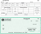 Continuous Payroll Checks For RealWorld®, 9 1/2" x 7", 3-Part, Box Of 250, CP49, Bottom Voucher