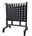 Power Systems Premium Neoprene Dumbbell Rack Set, 42"H x 24"W x 36"D, Black, Total Qty 1