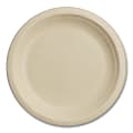 World Centric® Fiber Plates, 7" Diameter, Natural, Pack Of 1,000 Plates