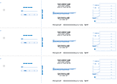 Custom 3-To-A-Page Deposit Tickets, 2 Part, 8 1/4" x 3", Box Of 300 1 thumbnail image