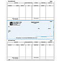 Laser Payroll Checks For MAS90/MAS200/MAS500®, 8 1/2" x 11", 2-Part, Box Of 250, CP38, Middle Voucher 1 thumbnail image