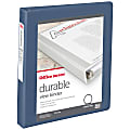 Office Depot® 3-Ring Durable View Binder, 1" Round Ring, Serene Blue 1 thumbnail image