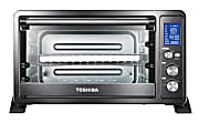 Toshiba Digital Convection Toaster Oven, Black/Stainless Steel