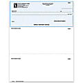 Custom Laser Multipurpose Voucher Checks, Direct Deposit Advice Checks For Quickbooks®, 8 1/2" x 11", 2-Part, Box Of 250 1 thumbnail image