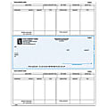 Laser Payroll Checks For MAS90 / MAS200 / MAS500®, 8 1/2" x 11", Box Of 250, CP38, Middle Voucher 1 thumbnail image