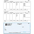 Laser Payroll Checks For RealWorld®, 8 1/2" x 11", Box Of 250, CP84, Bottom Voucher 1 thumbnail image
