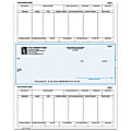 Laser Payroll Checks For One Write Plus®, 8 1/2" x 11", Box Of 250, CP90, Middle Voucher