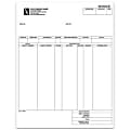 Custom Laser Invoice For RealWorld®, 8 1/2" x 11", 1 Part, Box Of 250