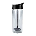 Mind Reader15-Oz French Press Travel Mug, Clear/Black 1 thumbnail image