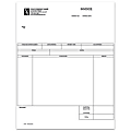 Custom Laser Service Invoice For One Write Plus®, 8 1/2" x 11", 1 Part, Box Of 250