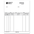 Custom Laser Forms, Invoice For Business Works®, 8 1/2" x 11",  Box Of 250