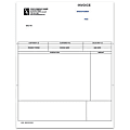 Custom Laser Forms, Service Invoice For Sage Peachtree®, 8 1/2" x 11",  Box Of 250