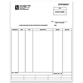 Custom Laser Forms, Statement For Dynamics®/Solomon®, 8 1/2" x 11",  Box Of 250