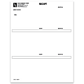 Custom Laser Forms, Receipt Form For Simply Accounting®, 8 1/2" x 11",  Box Of 250