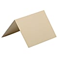 JAM Paper® Strathmore Fold-Over Cards, 4 Bar, 3 1/2" x 4 7/8", Ivory, Pack Of 25