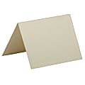 JAM Paper® Strathmore Fold-Over Cards, With Panel, 4 Bar, 3 1/2" x 4 7/8", Ivory, Pack Of 25