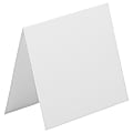 JAM Paper® Strathmore Fold-Over Cards, 4 3/8" x 5 7/16", Bright White, Pack Of 25