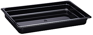 Cambro H-Pan High-Heat GN 1/1 Food Pans, 2"H x 12-3/4"W x 20-7/8"D, Black, Pack Of 6 Pans 1 thumbnail image
