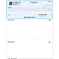 Custom Laser Multipurpose Direct Deposit Advice Check For Quickbooks®, 8 1/2" x 11", Box Of 250