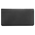 Custom Wallet Check Cover, Classic Leather, Black