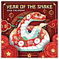 2025 TF Publishing Monthly Wall Calendar, 12” x 12”, Year Of The Snake, January 2025 To December 2025